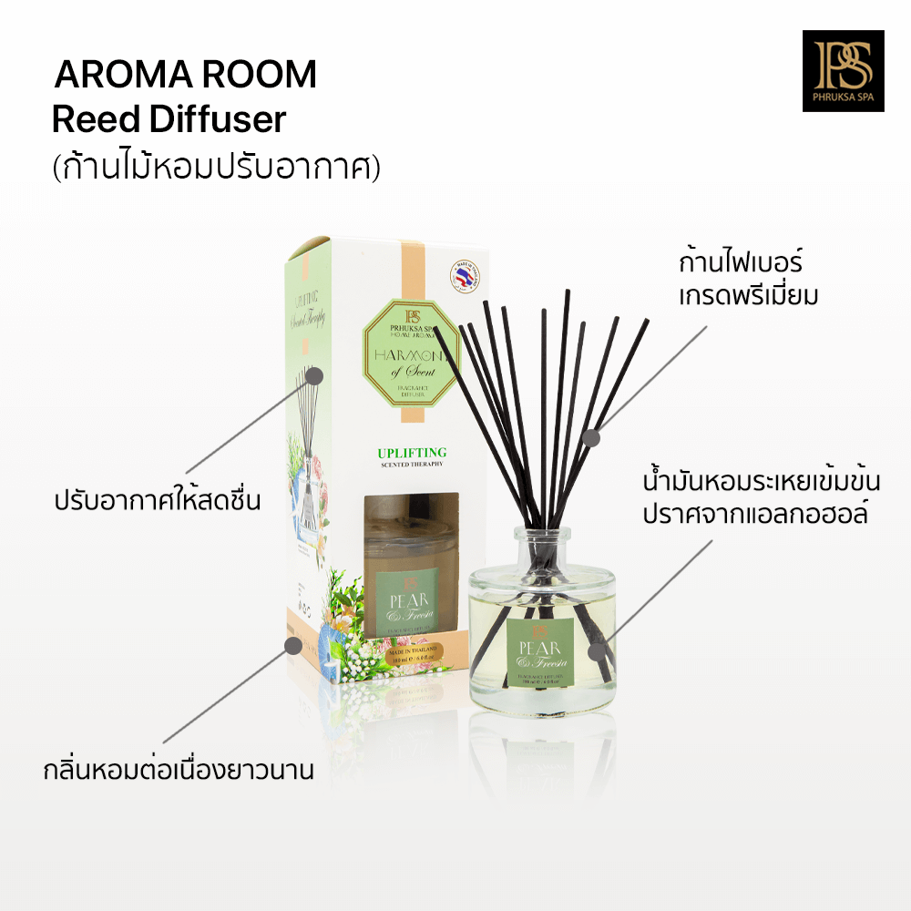 ก้านไม้หอมปรับอากาศ ขนาด 180 มล. กลิ่นโอเชี่ยน บรีซ